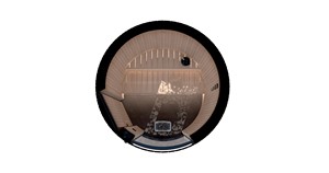 Sauna extérieur cylindrique commercial, <span class=keywords><strong>construction</strong></span> <span class=keywords><strong>en</strong></span> bois massif, design écologique, sauna à vapeur, environnement forestier, expérience <span class=keywords><strong>de</strong></span> spa - Product Image 5