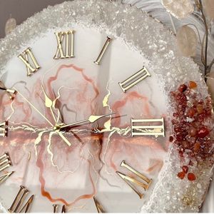Modern Resin Silent Quartz Analog Wall <b>Clock</b> Roman Numerals Hanging for Living Room Home Decor-Decorative Art Quartz <b>Mechanism</b> - Product Image 3
