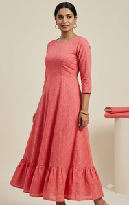 Tela Jacquard Premium de Dos Tonos con Revestimiento de PA, Poliéster/Algodón de Peso Medio, Elegantes Saris, Lehengas, Trajes de Diseñador de Alta Gama - Product Image 5