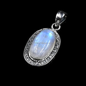 สร้อยคอเงินสเตอร์ลิงแข็ง925-จี้อัญมณีทำด้วยมือ-จี้-เครื่องประดับเงินผู้หญิง - Product Image 2