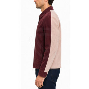 Luxury <b>Suede</b> <b>Leather</b> <b>Jacket</b> With Premium Craftsmanship Minimalist Style Tailored Fit For Men Fashion And Lifestyle Collections - Product Image 5