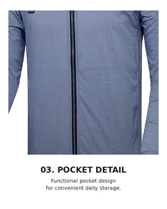 Chaqueta de Trabajo Ultraligera, Elástica y Resistente al Agua con Panel de Malla Transpirable |   Marca Coreana MARK MK-1116 OEM/ODM - Product Image 6