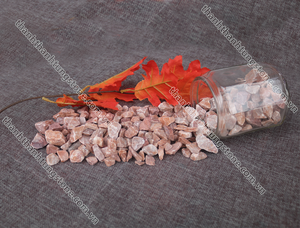 Gran oferta, grava triturada Natural de piedra caída de mármol rosa para paisajismo de jardín y precio de decoración Exterior - Product Image 4