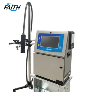 Faith CIJ Automatic Continuous Inject Tube Printer Home Use Retail New Condition Cheap Price PVC Label Inkjet Card Printer