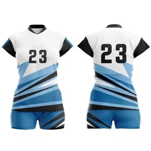 Unisex Sublimated <b>Volleyball</b> Uniform <b>Set</b> White Greenish Black 23 Printed Fitted Moisture Wicking Sleeveless All Seasons Custom - Product Image 3