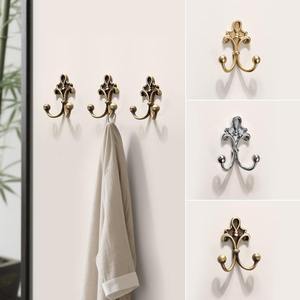 Premium Quality Solid Brass Robe <b>Hooks</b> with <b>Wall</b> Mounted Towel and <b>Coat</b> Hangers <b>for</b> Bathroom Hotel Bedroom and Hospitality Use - Product Image 2