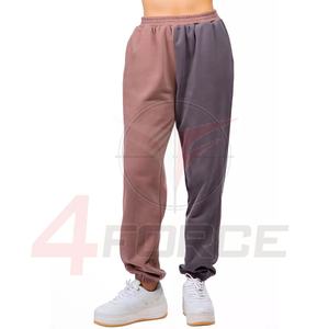 Pantalon de jogging en éponge française taille haute pour femmes personnalisé en gros coton polaire dentelle plat ample pour les entraînements d'hiver - Product Image 1