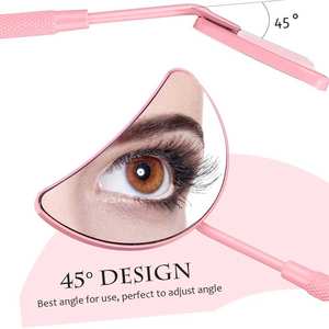 Espejo de Pared para Maquillaje con Diseño Elegante e Iluminado, Personalizable, con Aumento 3X, Plegable, para Decoración Minimalista Glam - Product Image 5