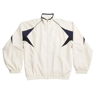 Custom OEM Logo Black Nylon Tracksuits Streetwear Polyester Clothing <b>Track</b> Suit With Piping Windbreaker <b>Jacket</b> and Pants <b>for</b> <b>Men</b> - Product Image 4