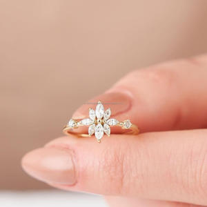 Gia/IGI ได้รับการรับรองคุณภาพมีสีเหลืองสีขาวหรือสีโรสโกลด์งานฝีมือจากผู้เชี่ยวชาญเพื่อความงามที่ยาวนาน - Product Image 1