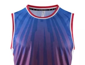 Men's High Quality Summer Basketball Uniforms Customized Breathable Plus Size Printed Basketball Uniforms - Product Image 6