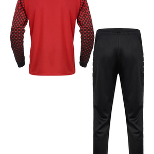 Custom Printed Breathable Goalkeeper Uniform Wholesale <b>Soccer</b> Goalie Jersey and Shorts Set Padded Long Sleeve Kit Men - Product Image 3