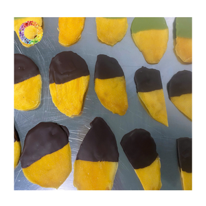 Collation au chocolat et à la mangue, mangue séchée moelleuse avec une douceur naturelle et une enrobage au chocolat noir, mangue séchée moelleuse enrobée de chocolat noir - Product Image 4