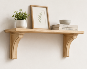 Modern Design Corbels Classic Rustic Wood <b>Brackets</b> Solid Wood Corbels <b>for</b> Vintage Home & Villa Interiors Wood Support Corbels - Product Image 3