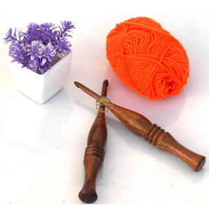 Wooden Crochet Hooks <b>Set</b> of 7 for Knitting Crocheting Sizes Engraved Rosewood Wooden Handicrafts Great Gift Item by AYAANS - Product Image 4