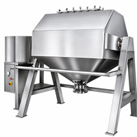 Promotion : Mélangeur octogonal en acier doux de 200 L avec pompe à moteur pour usage industriel, idéal pour le mélange et le broyage de produits alimentaires et chimiques - Vente en gros