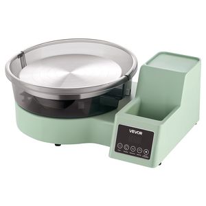 Torno de Cerámica Eléctrico de Mesa de 450W para Adultos, Plato Giratorio de Aluminio de 11 Pulgadas, 30-300 RPM Ajustables para Manualidades con Arcilla - Product Image 1