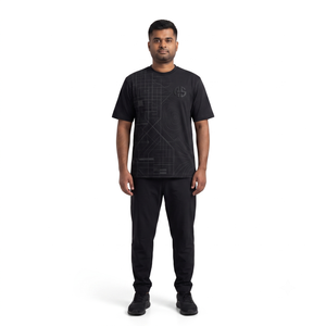 เสื้อยืดผู้ชายผ้าฝ้ายออร์แกนิค 180GSM พิมพ์ลายกราฟิก ทรงหลวม สไตล์สตรีทแวร์ ออกแบบลายพิมพ์ตามสั่ง OEM พร้อมโลโก้ด้านหน้า ไซส์ 2XL - Product Image 1