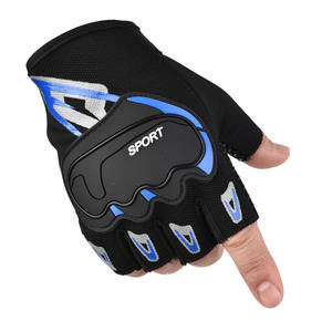 Guantes de Medio Dedo Unisex para Entrenamiento de MMA, Gimnasio, Fitness, Deportes de Invierno, Ciclismo MTB, Moda Masculina en Poliéster - Product Image 1