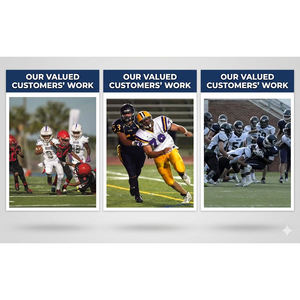 Venta al por Mayor de Fábrica, Jersey de Fútbol Americano Personalizado con Logotipo, Número y Nombre del Equipo, Diseño Gratuito, Ropa Deportiva Profesional - Product Image 4