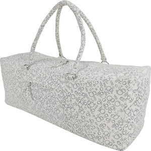 Durable Cotton Yoga <b>Mat</b> Carry Bag with Handles Zipper Pocket <b>Large</b> Gym Duffel for Sports and Fitness - Product Image 4