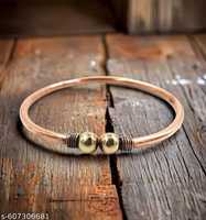 Radhe Enterprises Bracelet de jambe magnétique en cuivre marron, bijou corporel, avec ajustement à ouverture, pour femmes et hommes, anti-gonflement, soulagement de la douleur, anniversaire