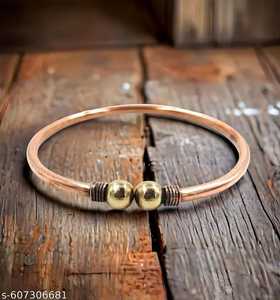 Radhe Enterprises Joyería Magnética de Cobre Rojo Puro para el Cuerpo, Kada para Pierna con Ajuste de Apertura, para Mujeres y Hombres, Terapia Antiinflamatoria y Alivio del Dolor - Product Image 4