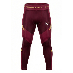 Survêtement de compression unisexe à manches longues pour l'entraînement en salle de sport, respirant et à séchage rapide, en Spandex/Polyester MALUZA INDUSTRIES - Product Image 3