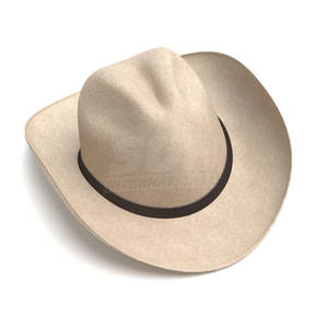 Chapeaux de cowboy en cuir de haute qualité pour adultes, design de logo personnalisé, ajustables, quatre saisons, vente en gros en ligne - Product Image 3
