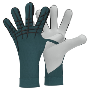 Guantes de Portero de Fútbol de Cuero de Primera Calidad, Unisex, Dedos Completos, Antideslizantes, Palma Gruesa, con Cierre de Velcro, para Entrenamiento de Club - Product Image 1