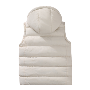 Mens Polyester Puffer Vest Men <b>Quilted</b> Winter Down Sleeveless Jackets <b>Gilet</b> With Zipper Pockets for Outdoor Mens Waistcoat - Product Image 3