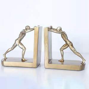 Sujetalibros minimalistas de metal resistente para escritorio de oficina, estantería, biblioteca, soporte para libros, organizador para decoración del hogar - Product Image 4