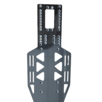 Pièces en fibre de carbone personnalisées et feuille de fibre de carbone Service d'usinage CNC pour Sim Racing Volant/RC Car Châssis Road Simulator