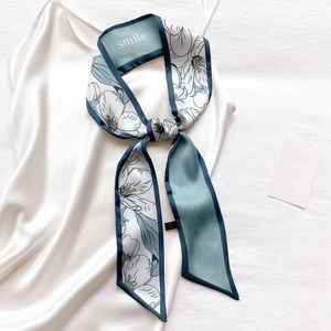 Nuevo Pañuelo de Moda de Seda con Estampado de Frutas para Mujer, Bufanda de Seda de 90cm de Largo, Pañuelo Estrecho para el Cuello, Lazo para el Cuello - Product Image 3