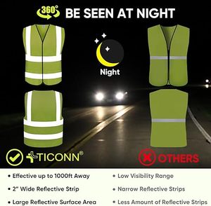 Hi VI Heavy Duty Workers Safety Vest 2026 Best Selling <b>Top</b> Quality <b>Reflective</b> Safety Vest In Wholesale - Product Image 5