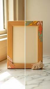 Luxury Epoxy Resin and Solid Wood Photo <b>Frame</b> Personalized Handmade <b>Picture</b> <b>Frame</b> <b>for</b> Family Photos Home Decoration Wedding - Product Image 6