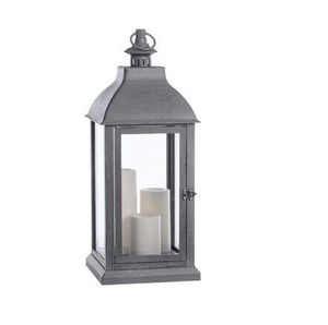 New Stylish Stainless Steel Portable Durable Metal &Glass Candle Square Shape <b>Lantern</b> in Shiny <b>Silver</b> Finish <b>Lantern</b> for Home - Product Image 5