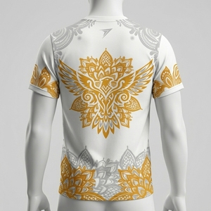Camiseta de Cuello Redondo de Alta Calidad, Tela Ligera y Suave, Uso Diario Informal, Unisex, Cómoda, Estilo Moderno - Product Image 2