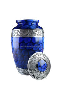 Urna de cremación personalizada de aluminio de alta calidad para cenizas humanas y mascotas, urnas de cremación de Metal al por mayor para suministros funerarios - Product Image 3