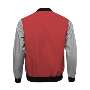 เสื้อแจ็คเก็ตบอมเบอร์ผ้าฝ้ายประสิทธิภาพสูงสำหรับผู้ชาย |   ผ้าฝ้าย 100% ระบายอากาศได้ดี |   ไส้ใยโพลีเอสเตอร์ผสมฝ้ายแบบดูอัลคอร์สำหรับเก็บความร้อน - Product Image 2