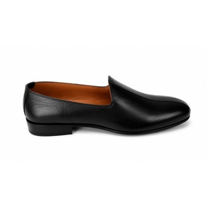 Mocasines de Punta Puntiaguda para Hombre LEATHER STUDIO, Parte Superior de Cuero Genuino, Entresuela y Suela de Goma Transpirables y Ligeras, Cierre Deslizante - Product Image 1