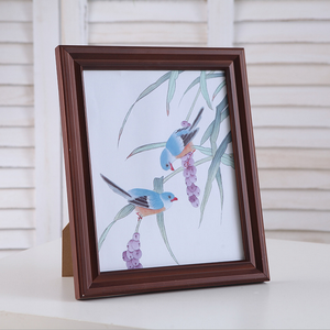 Elegant Wooden Photo <b>Frame</b> With Rich Brown Finish And Classic Design Perfect For Displaying Artwork Photos - Product Image 5