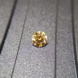 Diamant de laboratoire CVD rond jaune 4 carats SI1 certifié IGI, taille excellente 3EX, pour bague de fiançailles, fournisseur de bijoux fins en gros - Product Image 6