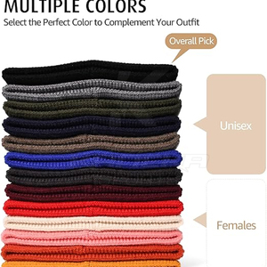 Gorros de Punto Suaves al Tacto, Cálidos y de Primera Calidad, Unisex, 100% Acrílico, Estilo Casual para Uso Diario en Clima Frío y Actividades al Aire Libre 2026 - Product Image 6