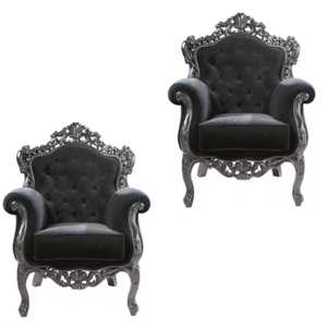 Antique French Style Solid Wood Living Room <b>Chairs</b> Set Interior Design Furniture for <b>Bedroom</b> Made in Indonesia Wholesale Prices - Product Image 5