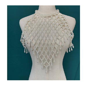 Collar de Perlas con Cuentas para Hombro, Gargantilla, Collares de Fiesta y Boda, Proveedor Mayorista - Product Image 1