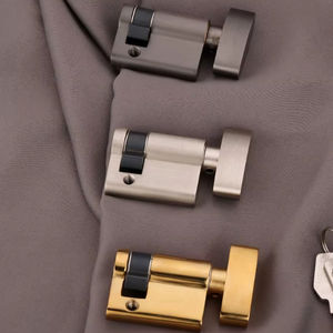 Cilindro de cerradura duradero de 60 mm, de latón pulido, para muebles de oficina comerciales y proyectos de diseño de interiores. - Product Image 3