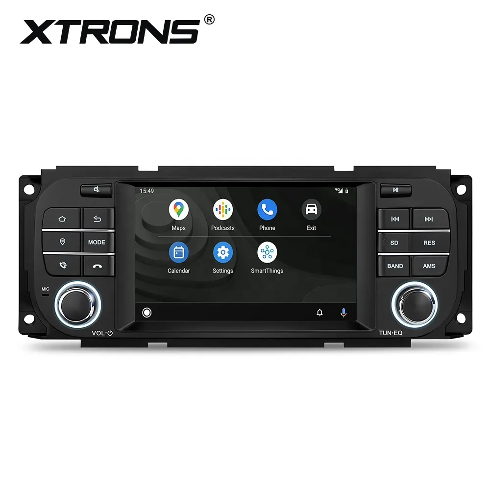 XTRONS Radio Android 12 8Core Carplay 5" Car Screen For Chrysler 300 Dodge Ram Durango Jeep Grand Cherokee Jeep Wrangler