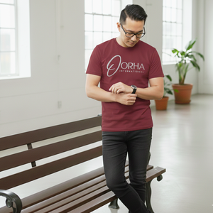 Camisetas de Manga Corta para Hombre en Color Granate con Servicios del Fabricante Original, Camisetas para Hombre a Precios de Mayoreo - Product Image 2