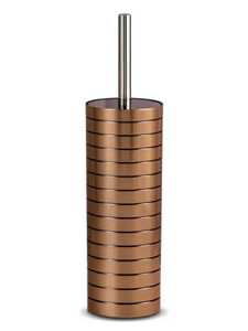 Luxury Antique Brass <b>Toilet</b> <b>Brush</b> Holder <b>Set</b> Carved Pattern Metal <b>Bathroom</b> Waste <b>Bin</b> Combo Hotel Commode Cleaning <b>Brush</b> - Product Image 4